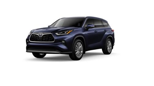 Blue 2026 Toyota Highlander Platinum