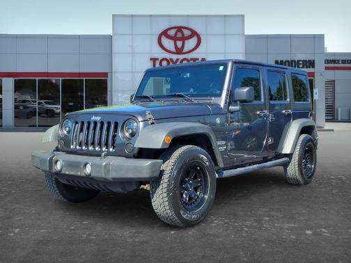 Gray 2016 Jeep Wrangler Unlimited Sport