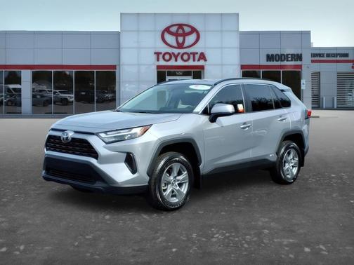 Silver 2025 Toyota RAV4 Hybrid XLE