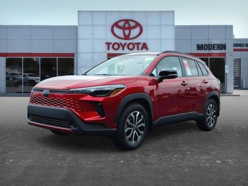 Red 2026 Toyota Corolla Cross Hybrid SE