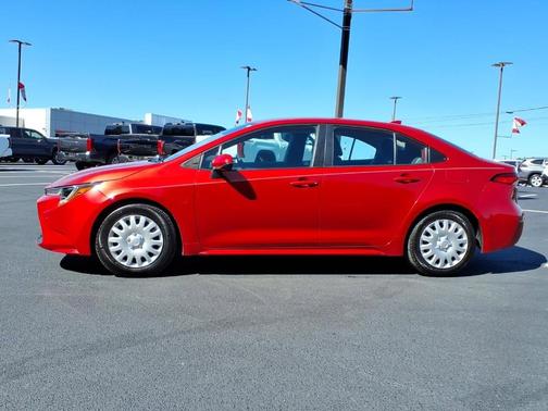 Red 2021 Toyota Corolla LE