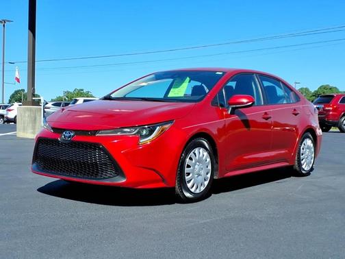 Red 2021 Toyota Corolla LE