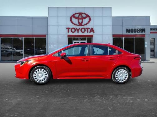 Red 2021 Toyota Corolla LE