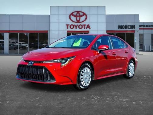 Red 2021 Toyota Corolla LE