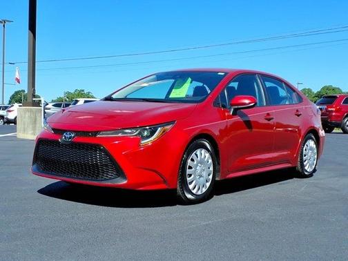 Red 2021 Toyota Corolla LE