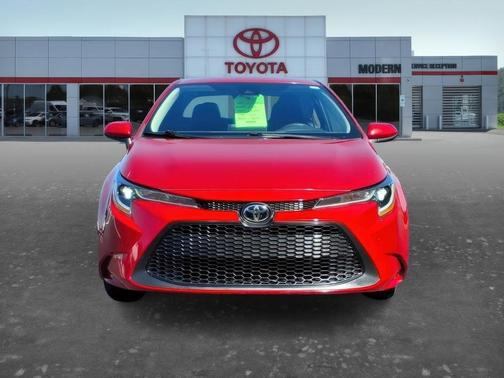 Red 2021 Toyota Corolla LE