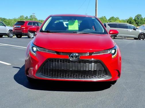 Red 2021 Toyota Corolla LE