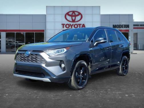Gray 2021 Toyota RAV4 Hybrid XSE