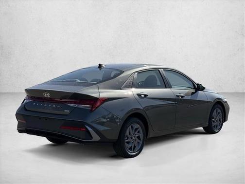 Amazon Gray 2026 Hyundai ELANTRA HEV Blue