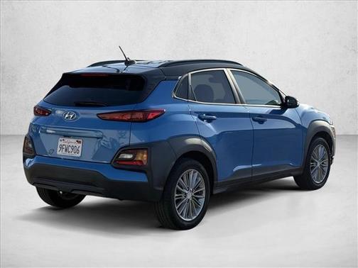 Surf Blue w/Dark Gray Roof 2020 Hyundai KONA SEL