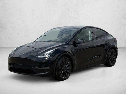 Solid Black 2022 Tesla Model Y Performance Dual Motor All-Wheel Drive