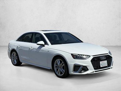 Ibis White 2023 Audi A4 45 S line Premium Plus