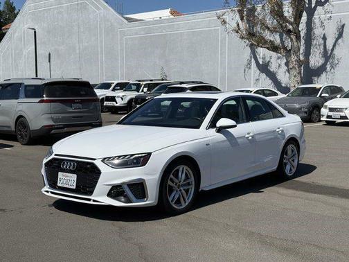 Ibis White 2023 Audi A4 45 S line Premium Plus