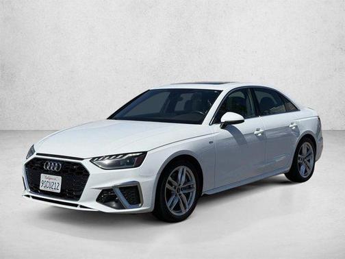 Ibis White 2023 Audi A4 45 S line Premium Plus