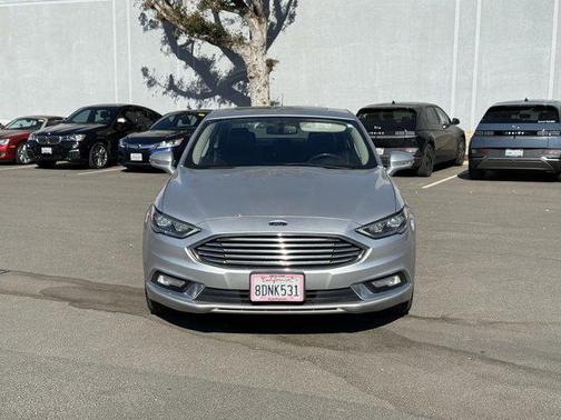 Ingot Silver Metallic 2018 Ford Fusion Hybrid Titanium