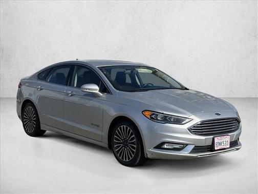 Ingot Silver Metallic 2018 Ford Fusion Hybrid Titanium