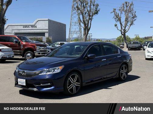 Obsidian Blue Pearl 2016 Honda Accord Sport