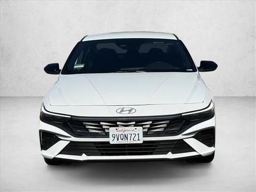 Serenity White 2025 Hyundai ELANTRA HEV SEL Sport