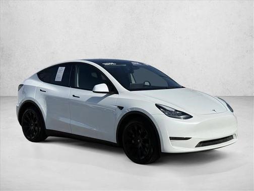 Pearl White Multi-Coat 2023 Tesla Model Y Long Range Dual Motor All-Wheel Drive