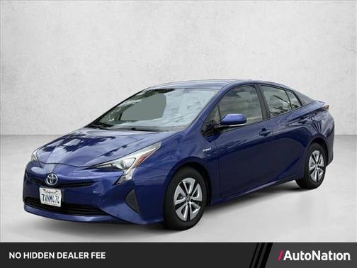 Blue Crush Metallic 2016 Toyota Prius Three