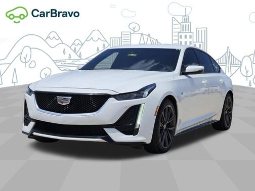 Summit White 2022 Cadillac CT5 Sport