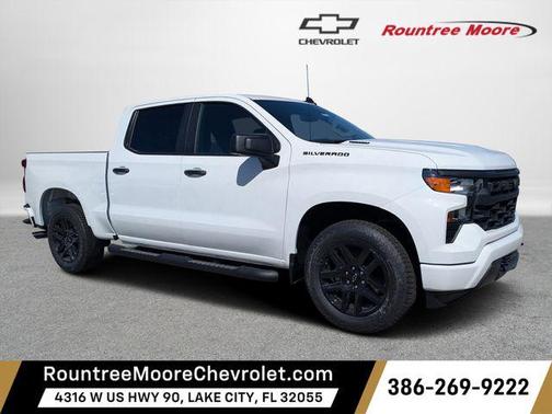 Summit White 2026 Chevrolet Silverado 1500 Custom Truck