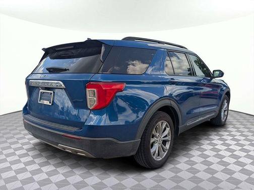 Blue Metallic 2021 Ford Explorer XLT