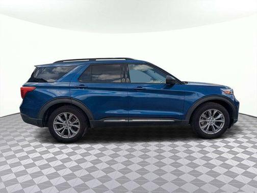 Blue Metallic 2021 Ford Explorer XLT