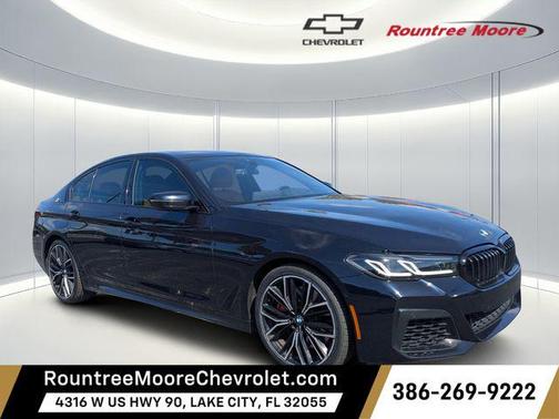 Carbon Black Metallic 2023 BMW 540 i Sedan