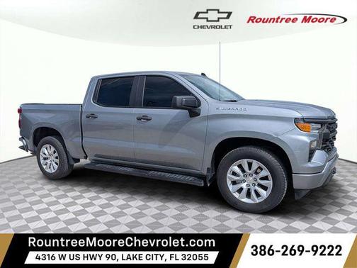 Sterling Gray Metallic 2024 Chevrolet Silverado 1500 Custom Truck
