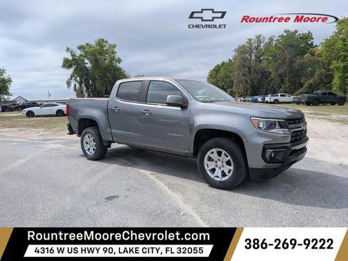 Satin Steel Metallic 2021 Chevrolet Colorado LT