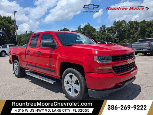 Red 2018 Chevrolet Silverado 1500 Custom Truck