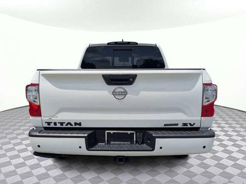 Glacier White 2023 Nissan Titan SV