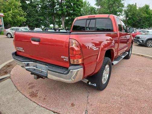 Red 2005 Toyota Tacoma Access Cab