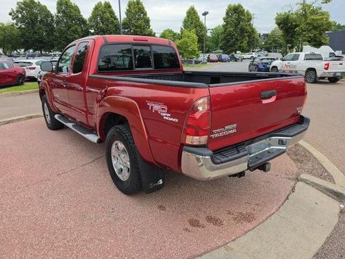Red 2005 Toyota Tacoma Access Cab