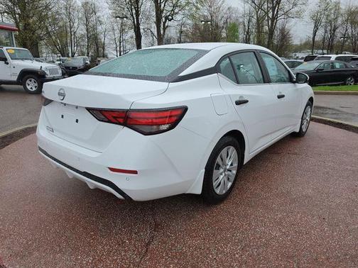 Cloud White 2025 Nissan Sentra S