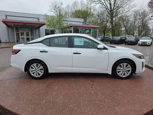 Cloud White 2025 Nissan Sentra S