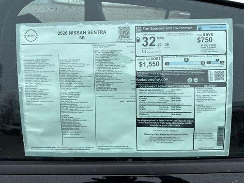 2026 Nissan Sentra SR