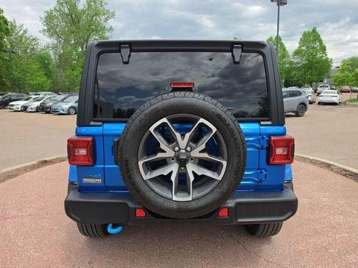 Hydro Blue Pearl 2024 Jeep Wrangler 4xe Sport