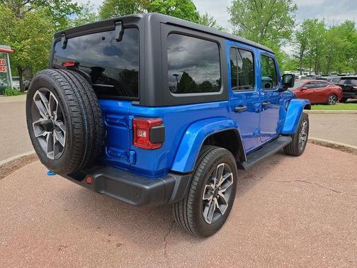 Hydro Blue Pearl 2024 Jeep Wrangler 4xe Sport
