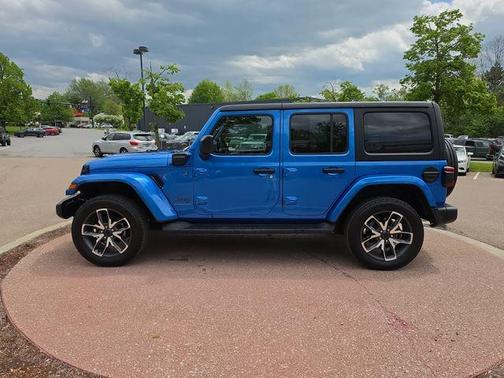 Hydro Blue Pearl 2024 Jeep Wrangler 4xe Sport