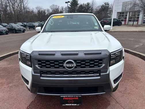 Glacier White 2026 Nissan Frontier SV