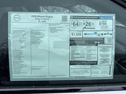 Alpine Frost 2026 Nissan Rogue SL