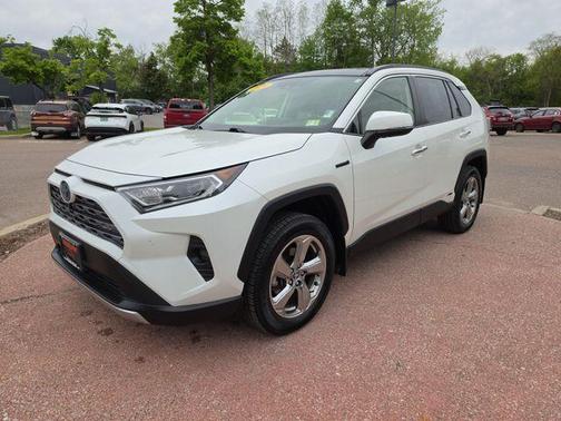 Blizzard Pearl 2020 Toyota RAV4 Hybrid Limited