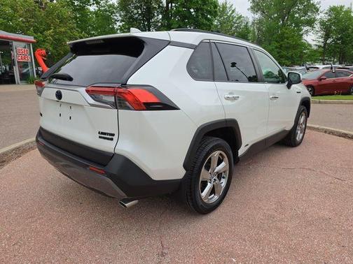 Blizzard Pearl 2020 Toyota RAV4 Hybrid Limited