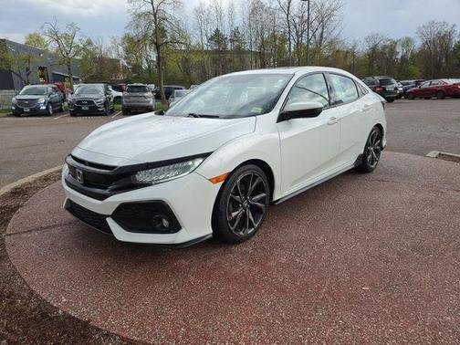 White 2018 Honda Civic Sport Touring