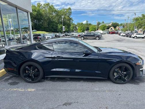 Antimatter Blue Metallic 2021 Ford Mustang EcoBoost