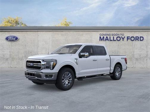 Space White Metallic 2025 Ford F-150 Lariat Truck
