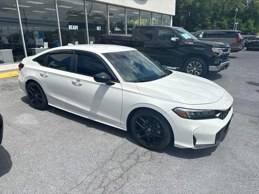 Platinum White Pearl 2025 Honda Civic Sport