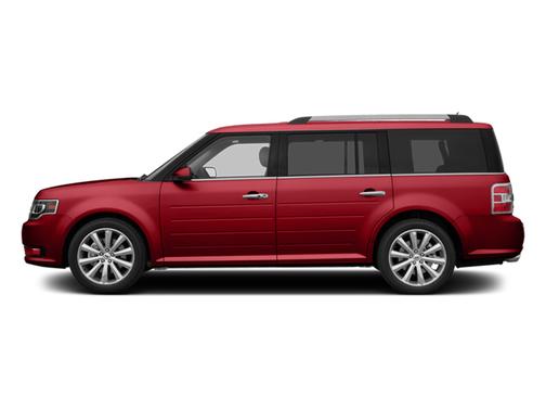 Red 2014 Ford Flex SEL